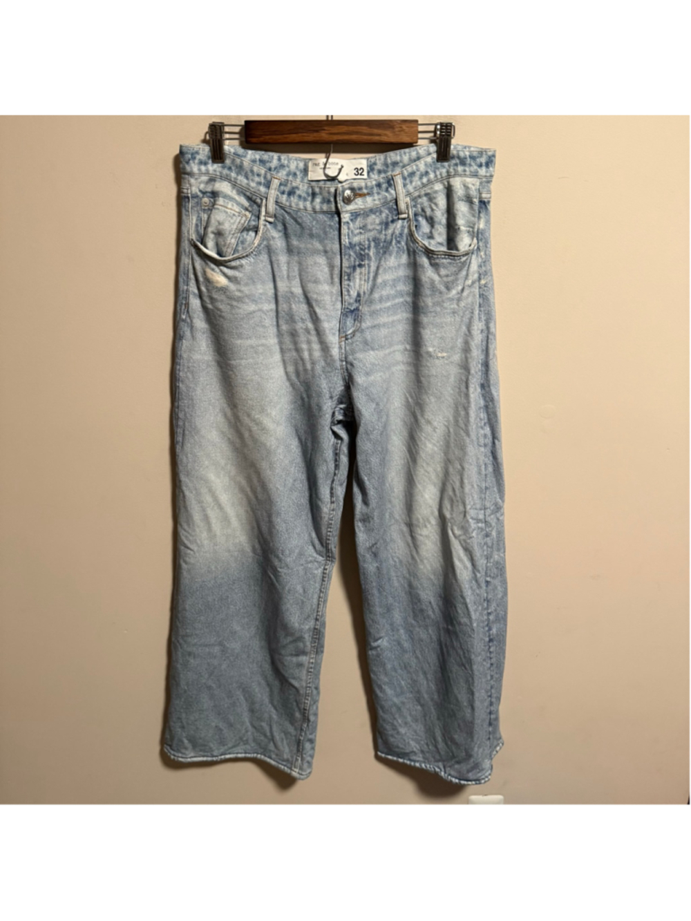 Rag & Bone Sophie Miramar Denim Wide Leg in Meadowblue Terry Jean- Size 32 - Picture 5 of 12
